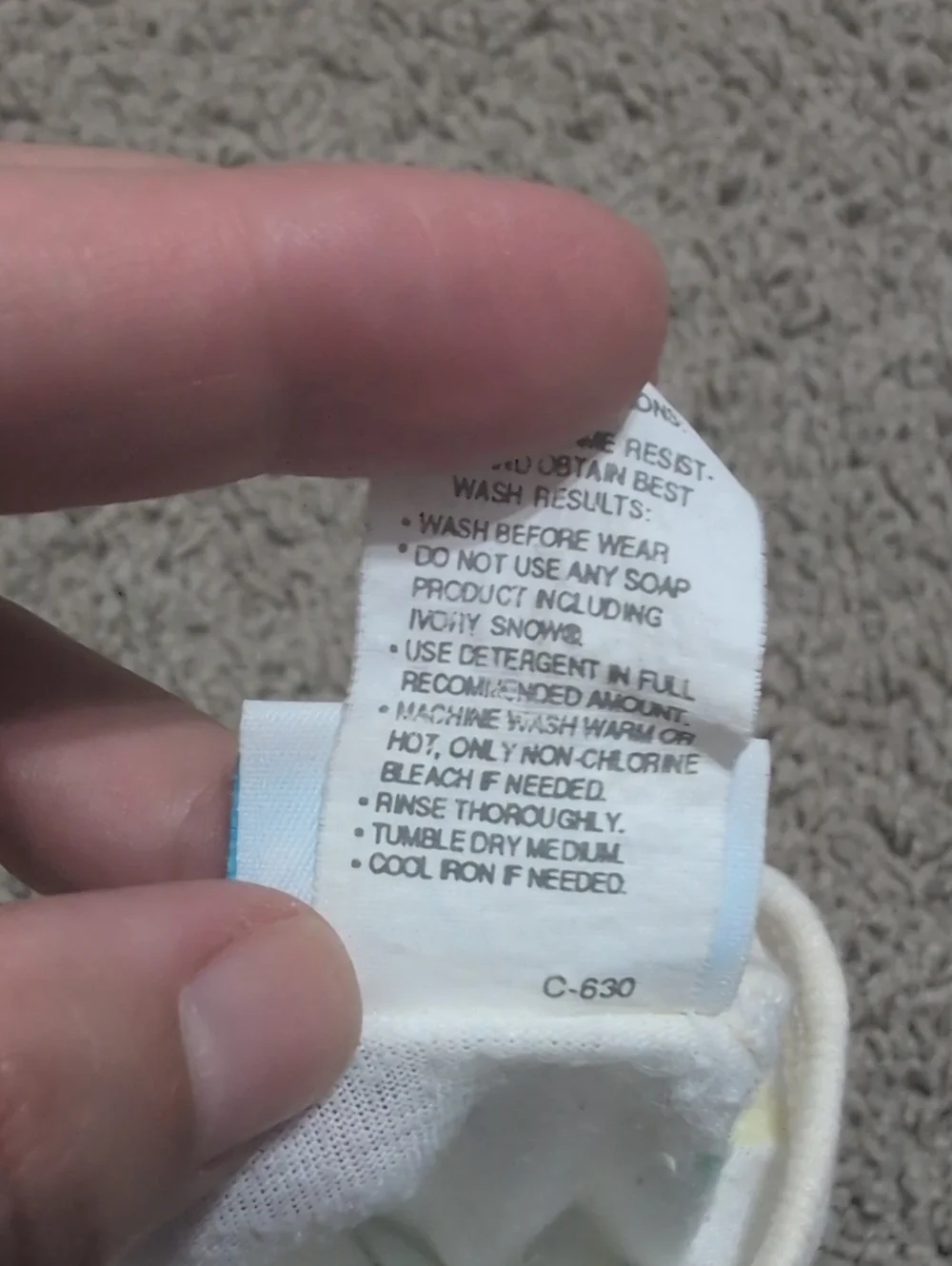 Vintage Carter's Newborn Sleeper Cinch Bottom Made In USA